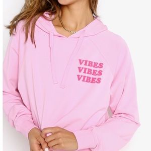 Spiritual Gangster Luna Vibes Cropped Hoodie, Size SMALL